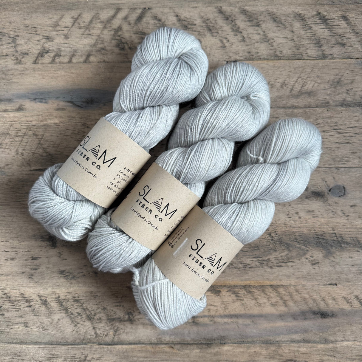 Slam Fiber Co. | Worsted | Dirty White