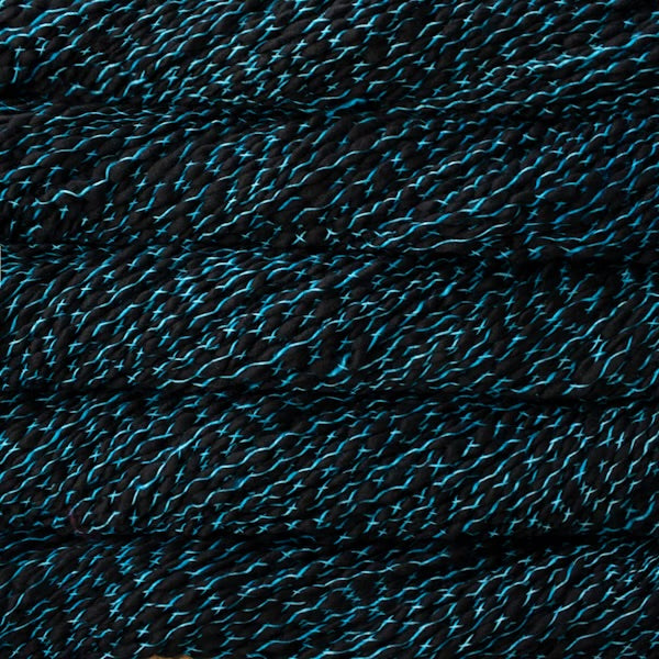 Malabrigo Caracol | Cian On Black
