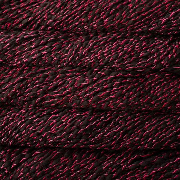 Malabrigo Caracol | Fuscia On Black