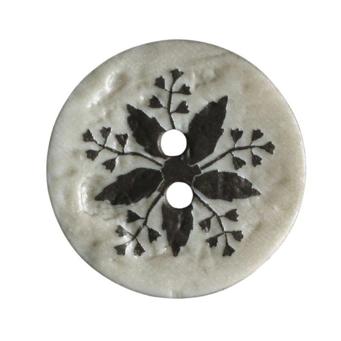 Button | 25 mm | Floral