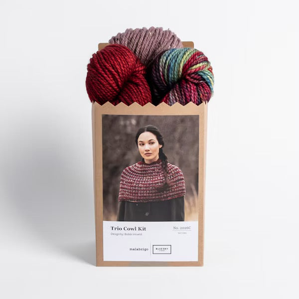 Malabrigo Holiday Kit | The Trio Cowl
