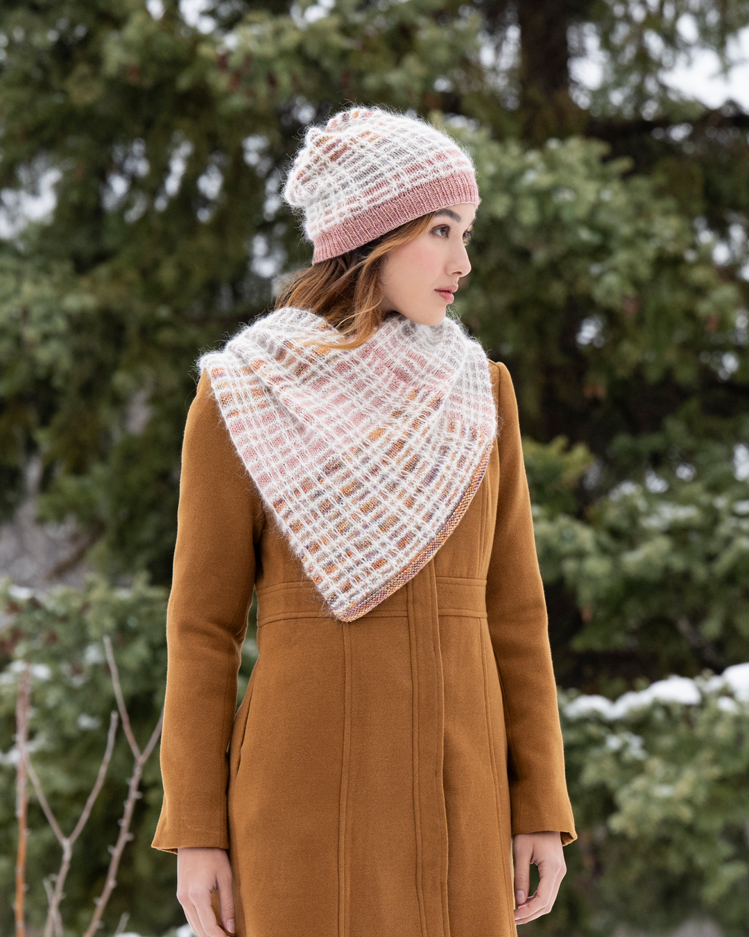 Malabrigo Holiday Kit | Entramado Hat & Cowl Set
