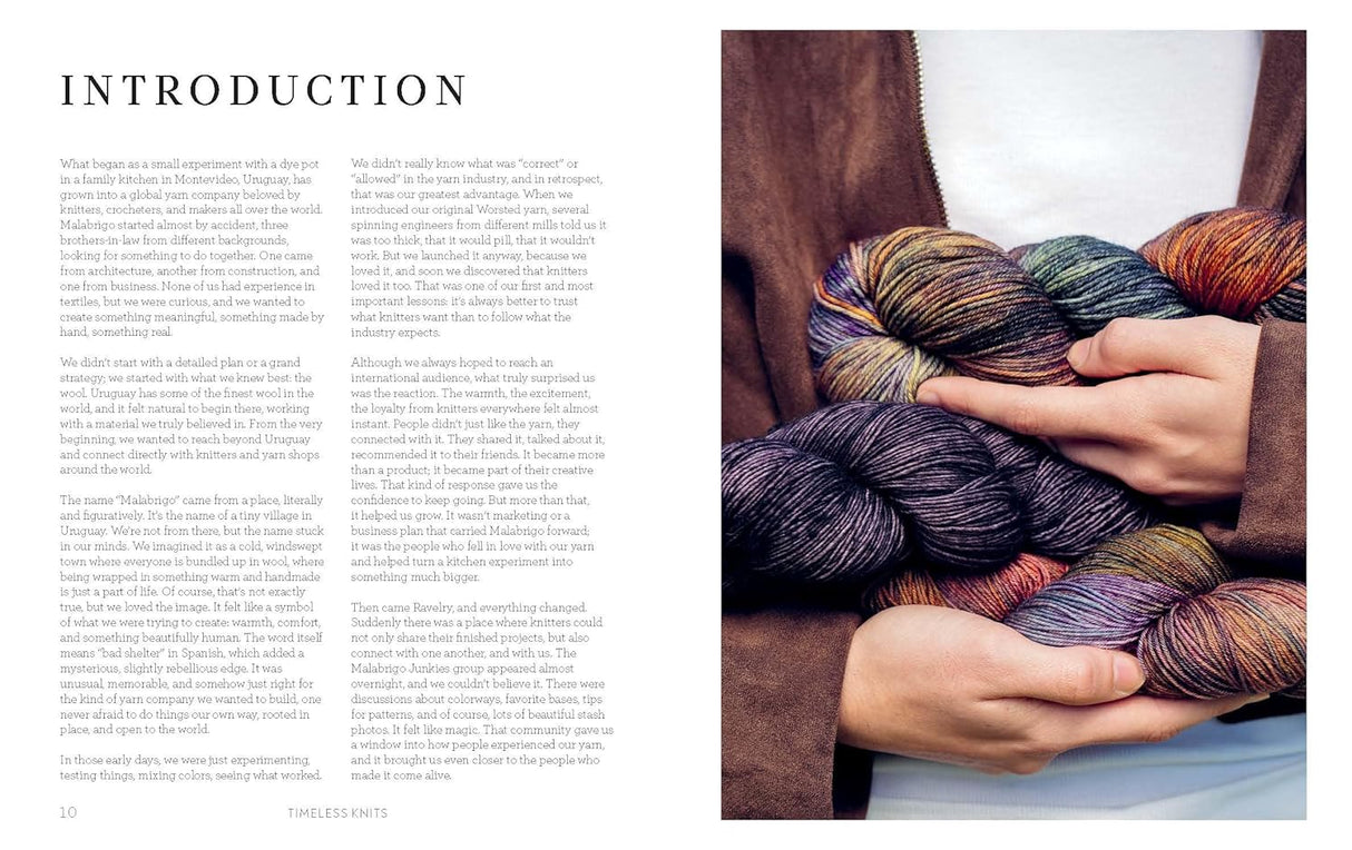 Malabrigo Timeless Knits | Pattern Book