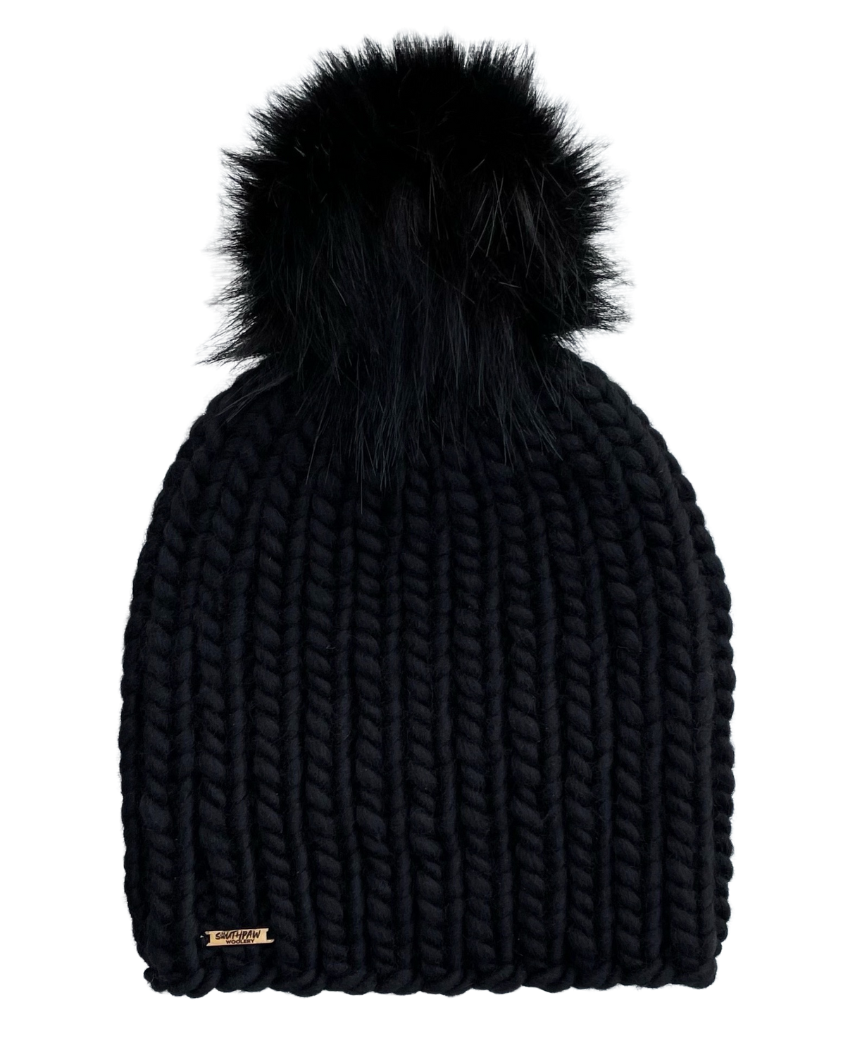 Basic Black | Adult Merino Wool Hat