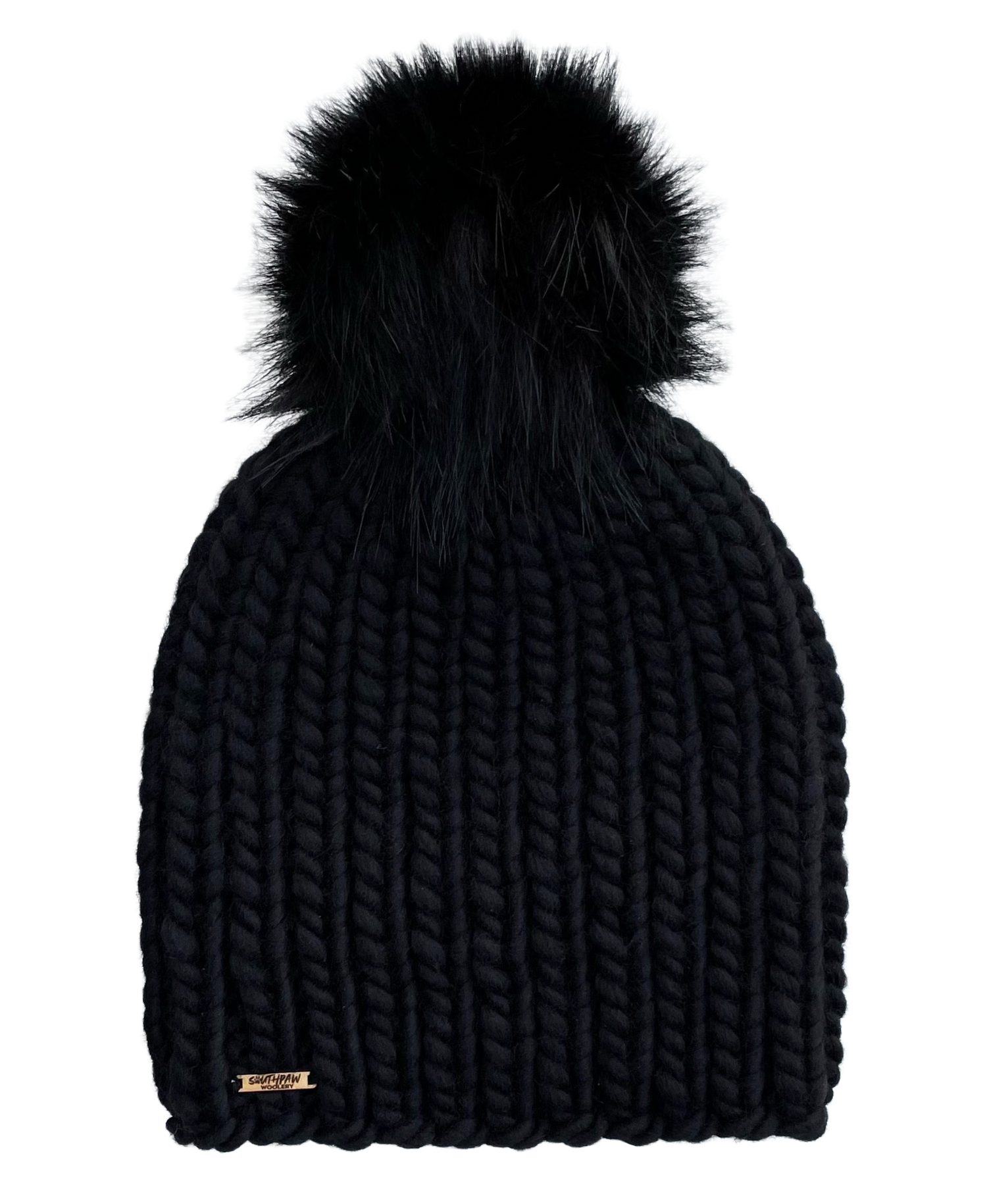 Basic Black | Adult Merino Wool Hat