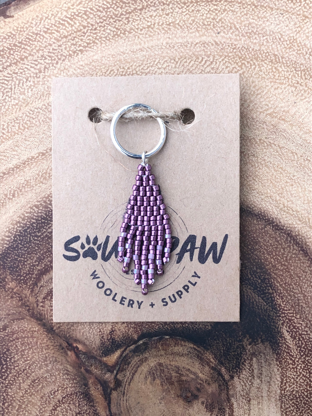 Hand Beaded Stitch Marker