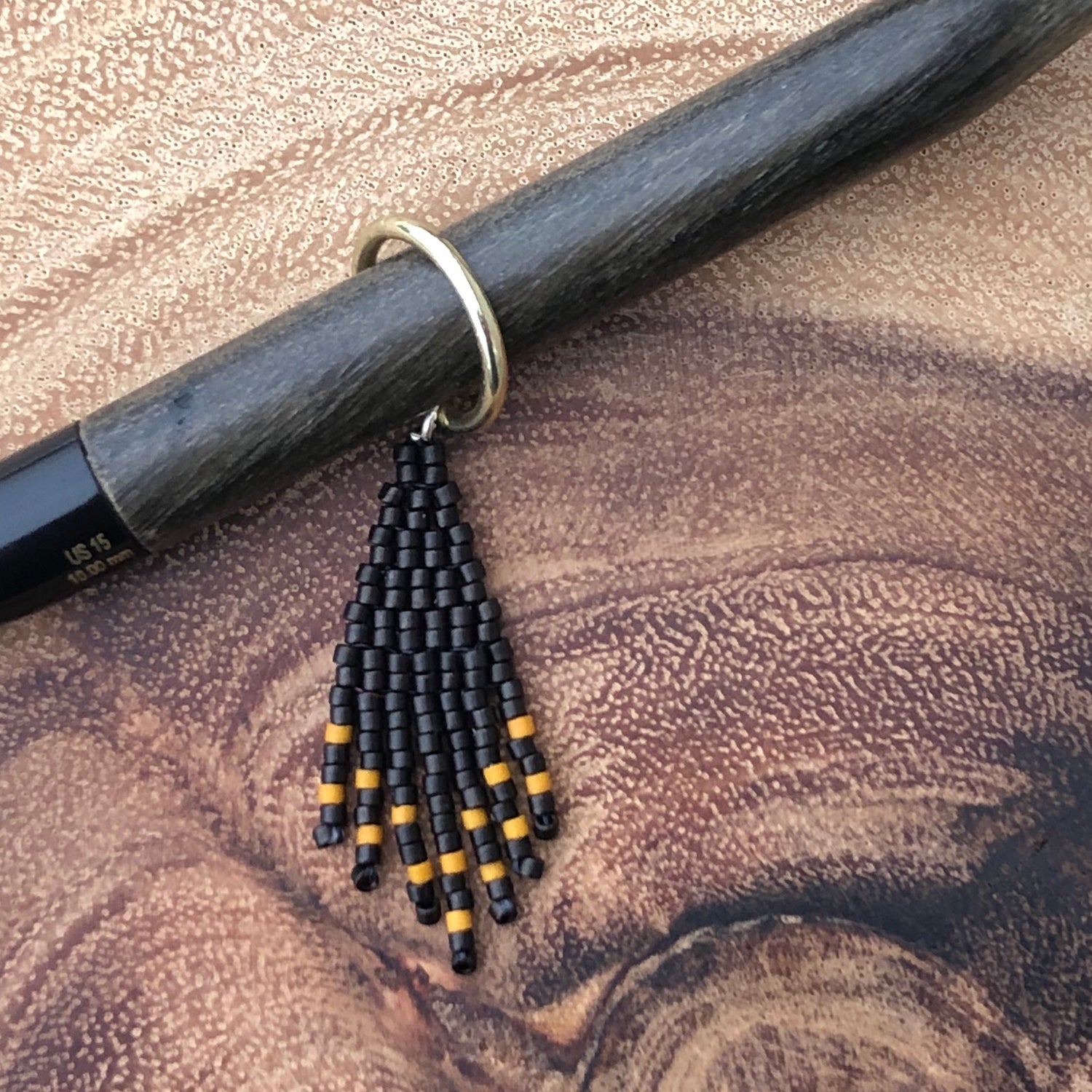 Hand Beaded Stitch Marker