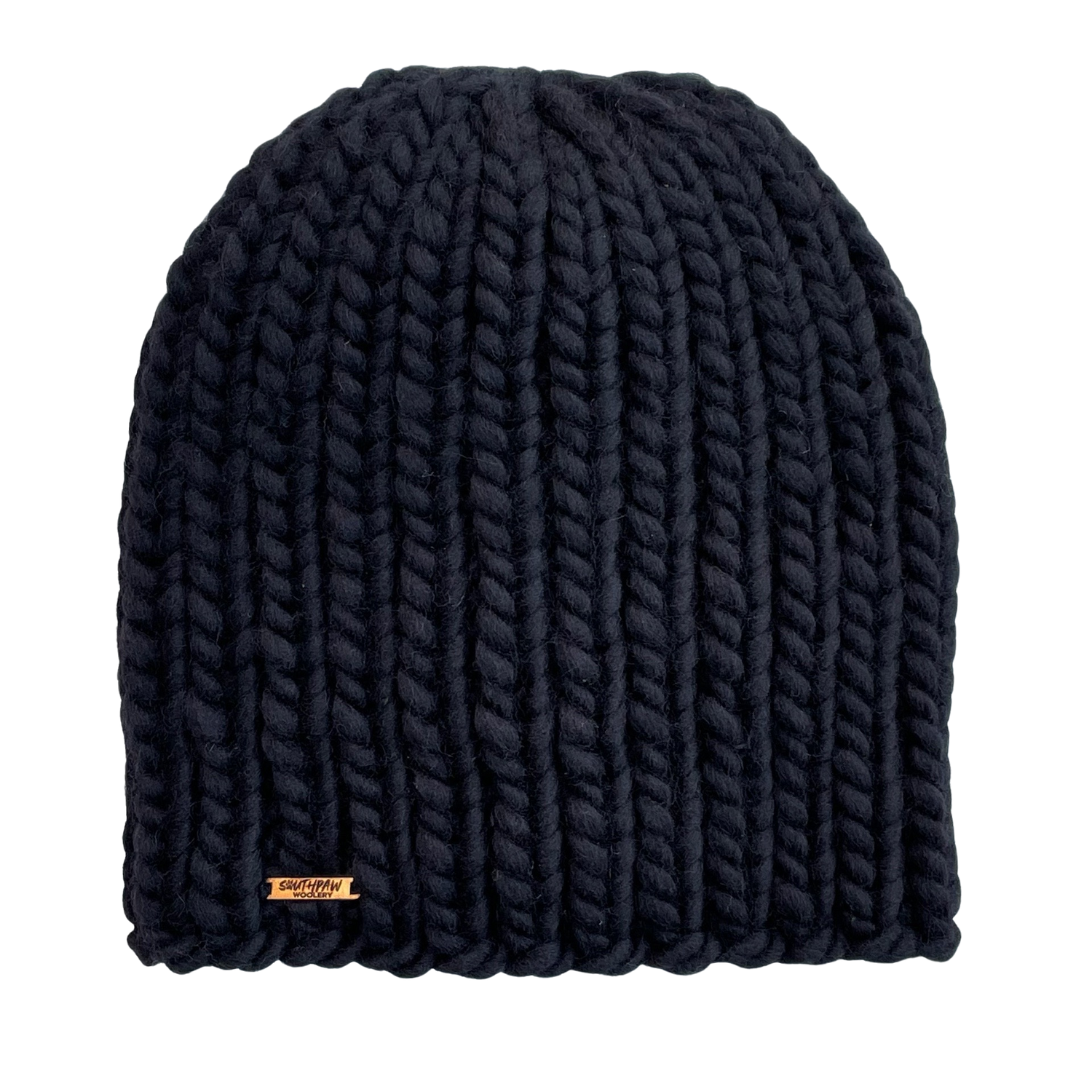 Basic Black | Adult Merino Wool Hat