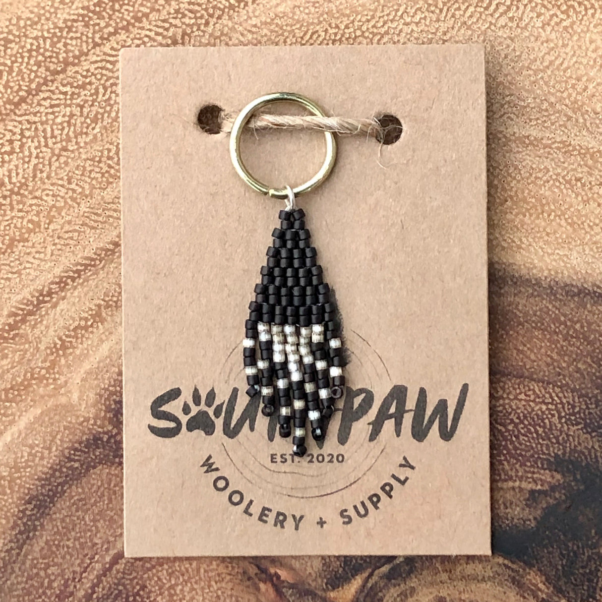 Hand Beaded Stitch Marker