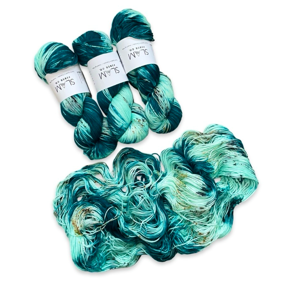 Slam Fiber Co. | Sock | Iced Teal