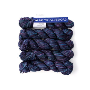 Malabrigo Ultimate Sock Minis | Whales Road