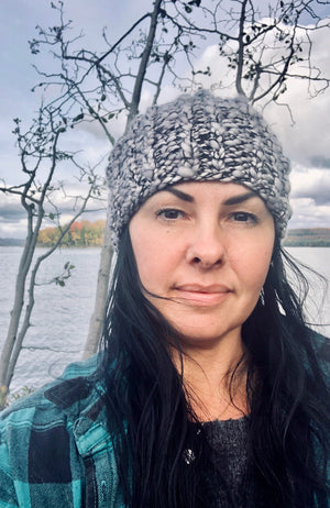 Adult Luxury Hand Knit Hat | Merino Wool Hat | Pearl Caracol | Back to Basics Beanie
