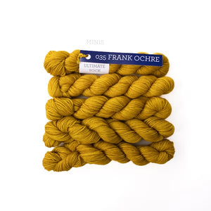 Malabrigo Ultimate Sock Minis | Frank Ochre