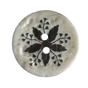 Button | 25 mm | Floral
