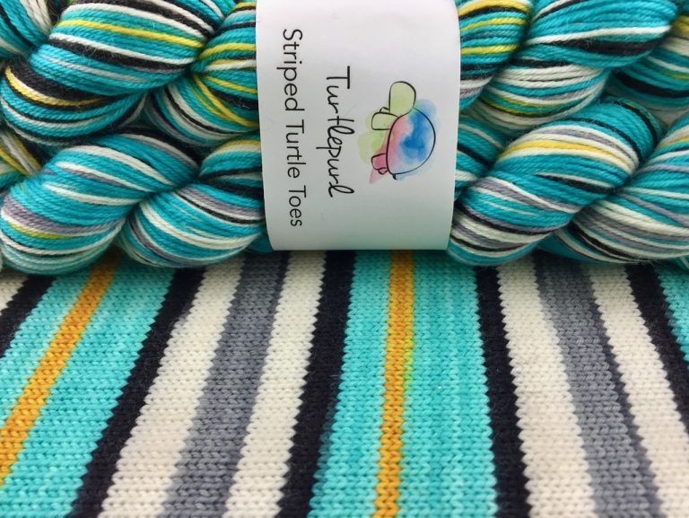 Turtlepurl Yarns | Self-striping Sock yarn | Dream Room