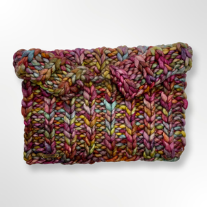 Adult Merino Wool Luxury Knit Cowl | Multicolor