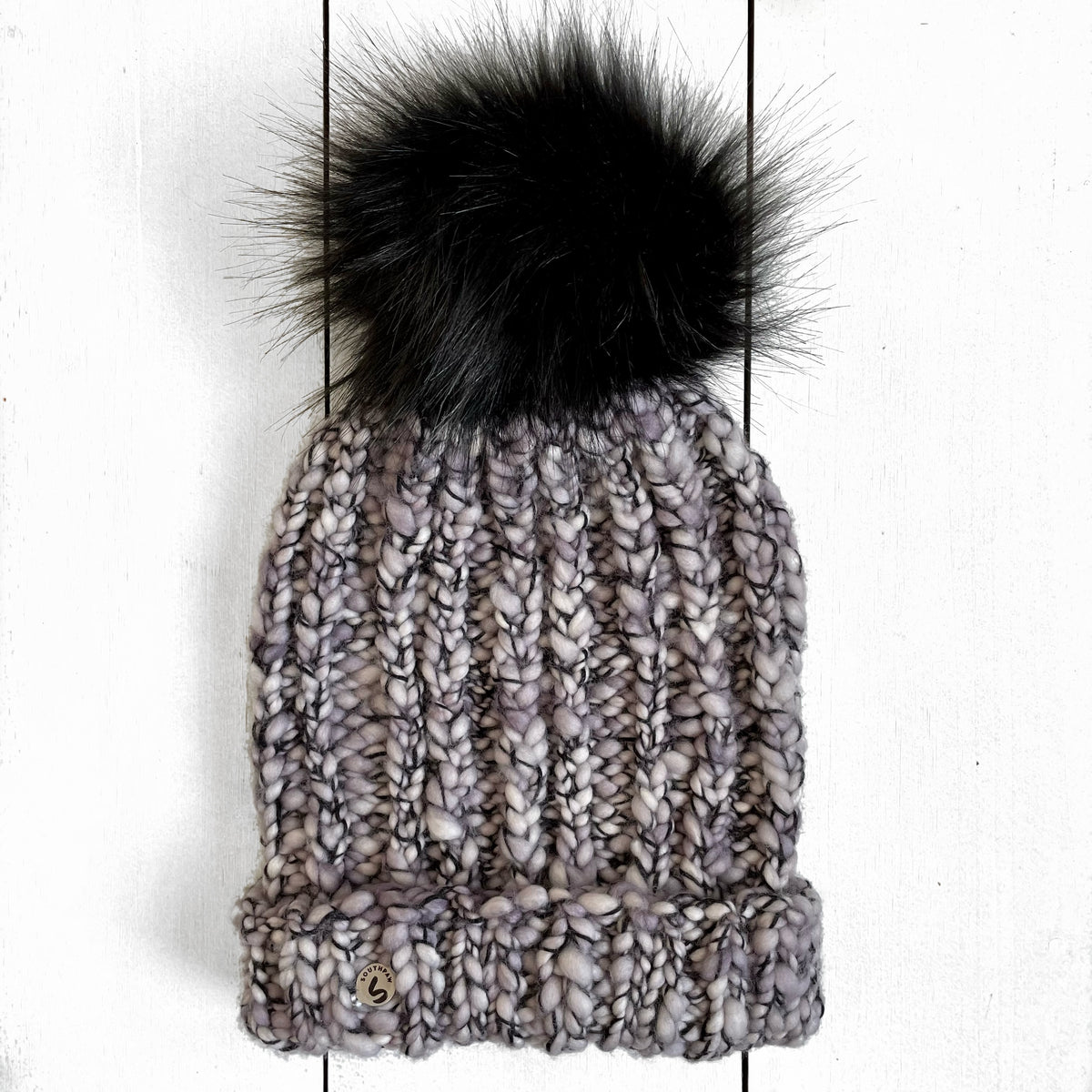 Adult Luxury Hand Knit Hat | Merino Wool Hat | Pearl Caracol | Back to Basics Beanie