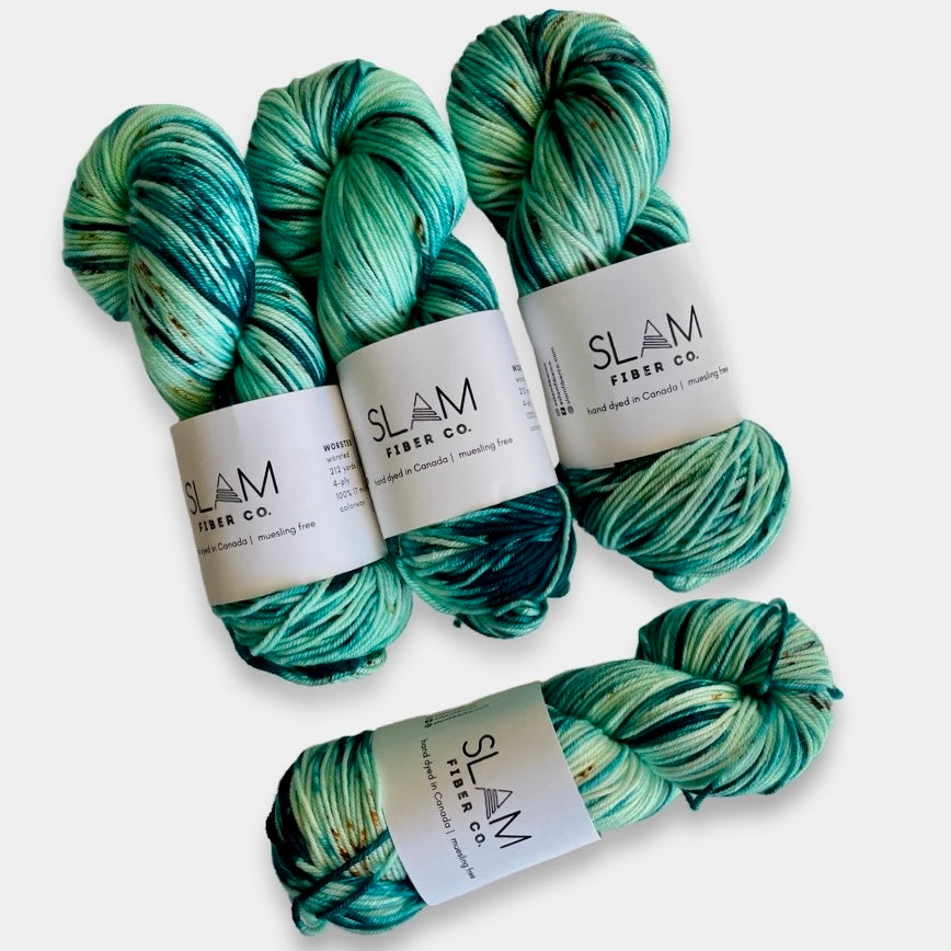 Slam Fiber Co. | Worsted | Iced Teal