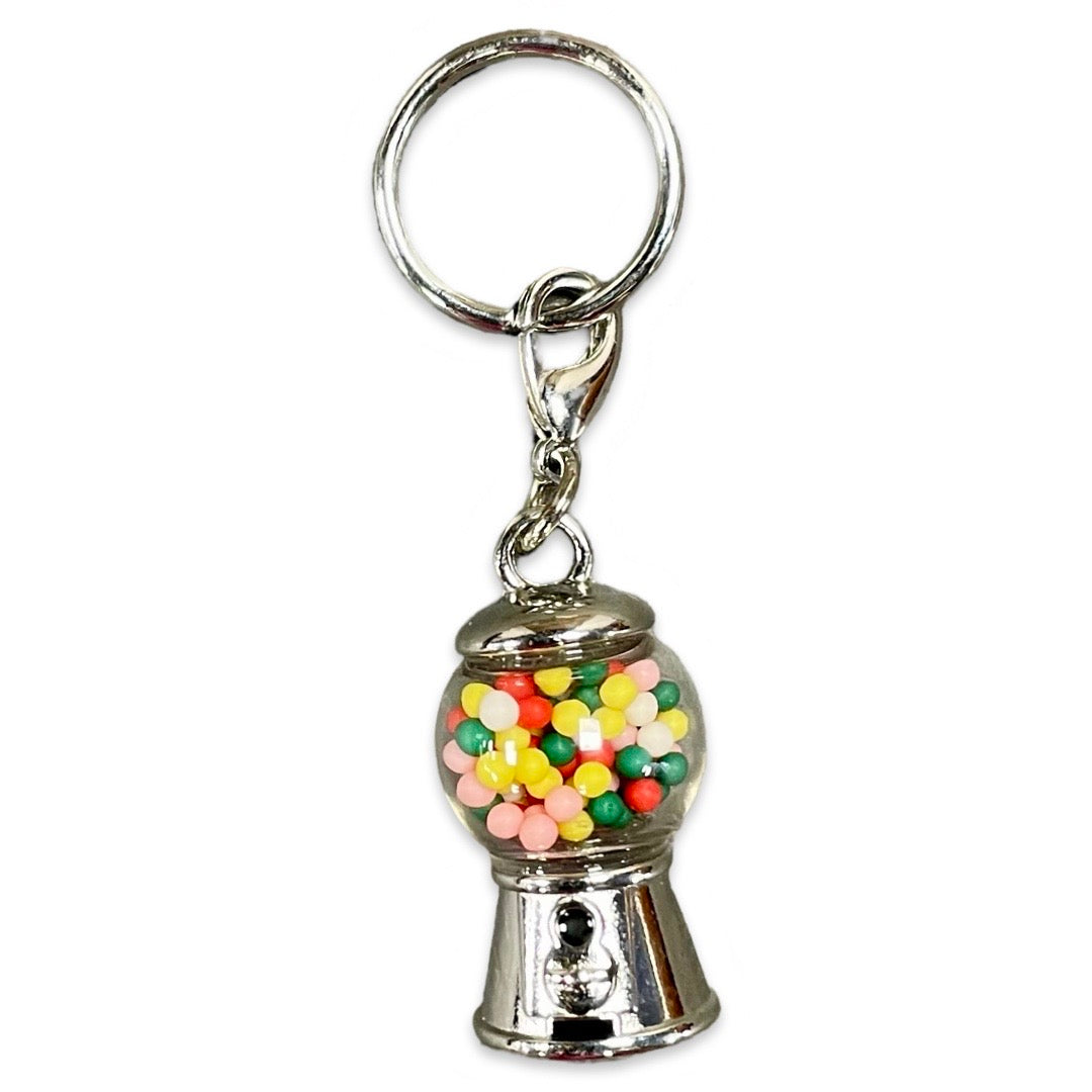 Southpaw Stitch Markers | Bubble Gum Machine | Silver