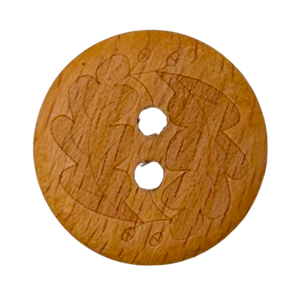 Button | Wood | Leaves