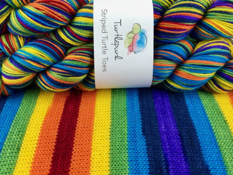 Turtlepurl Yarns | Self-striping Sock yarn | OM