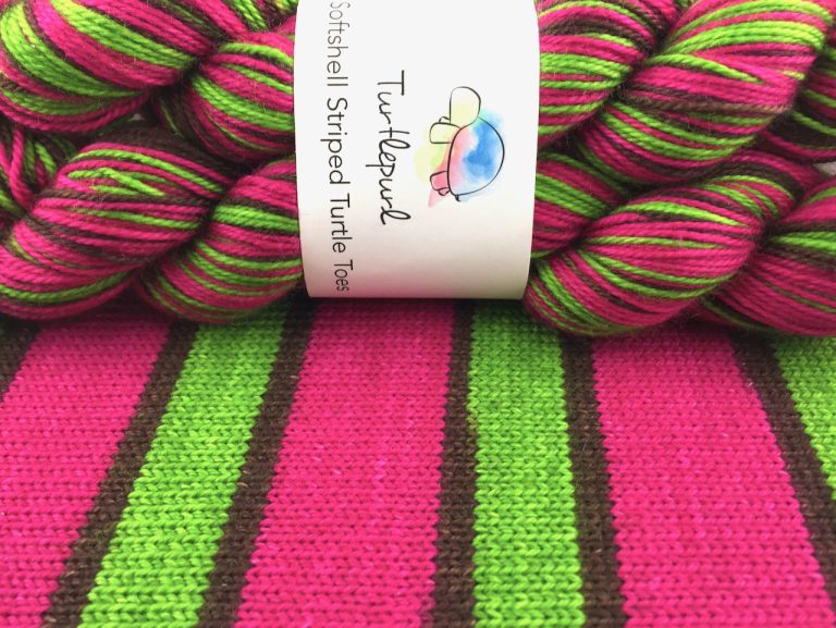 Turtlepurl Yarns | Self-striping Sock yarn | Pow