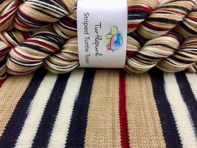 Turtlepurl Yarns | Self-striping Sock yarn | Trenchcoat