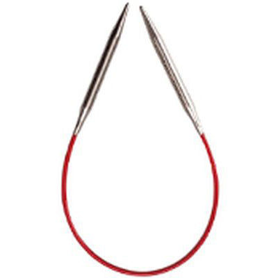 Chiaogoo | Knit Red Fixed 9" Circular Knitting Needles