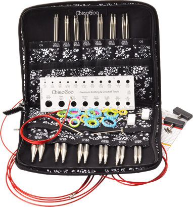 ChiaoGoo Twist Red Lace Complete 4" Interchangeable Needle Set