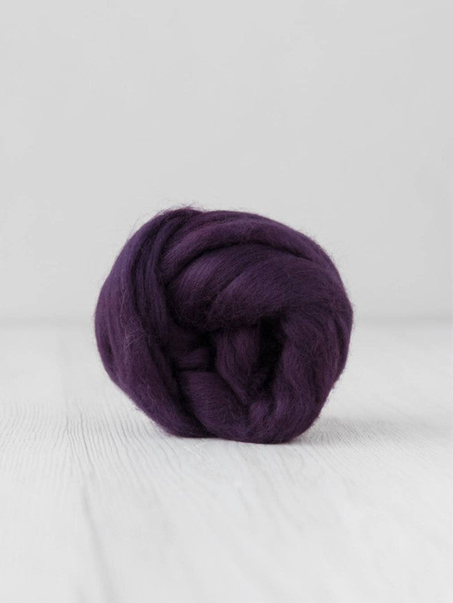 Dyeing House Gallery | Wool Roving | Blackberry