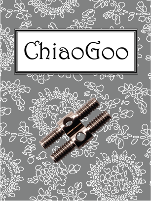 ChiaoGoo Red Lace Interchangeable Cable Connectors | Mini