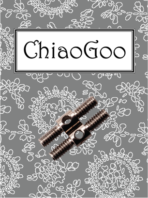 ChiaoGoo Red Lace Interchangeable Cable Connectors | Small