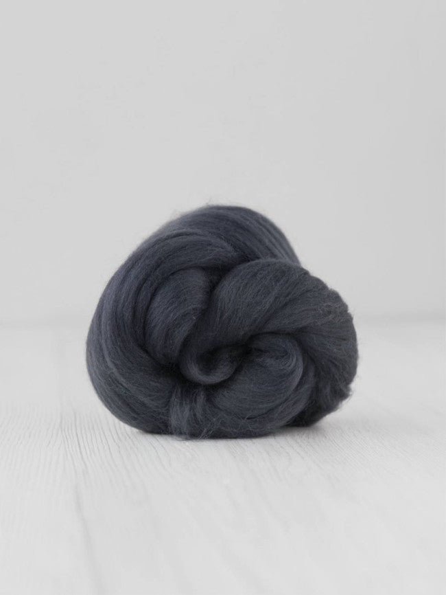 Dyeing House Gallery | Wool Roving | Graphite
