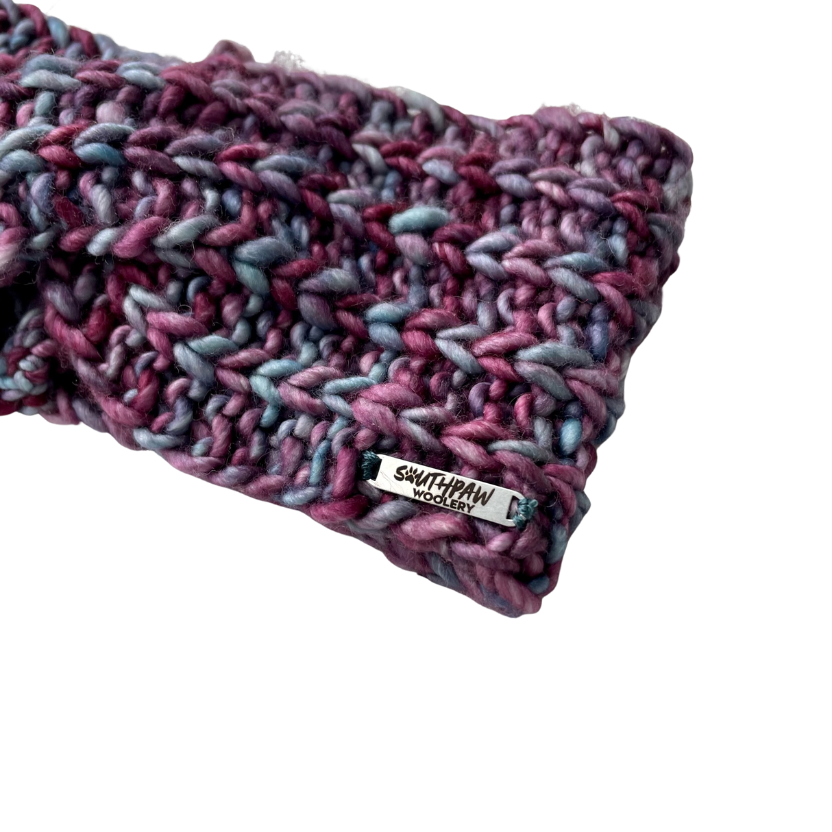 Adult Luxury Hand Knit Headband | Merino Wool Twist Headband