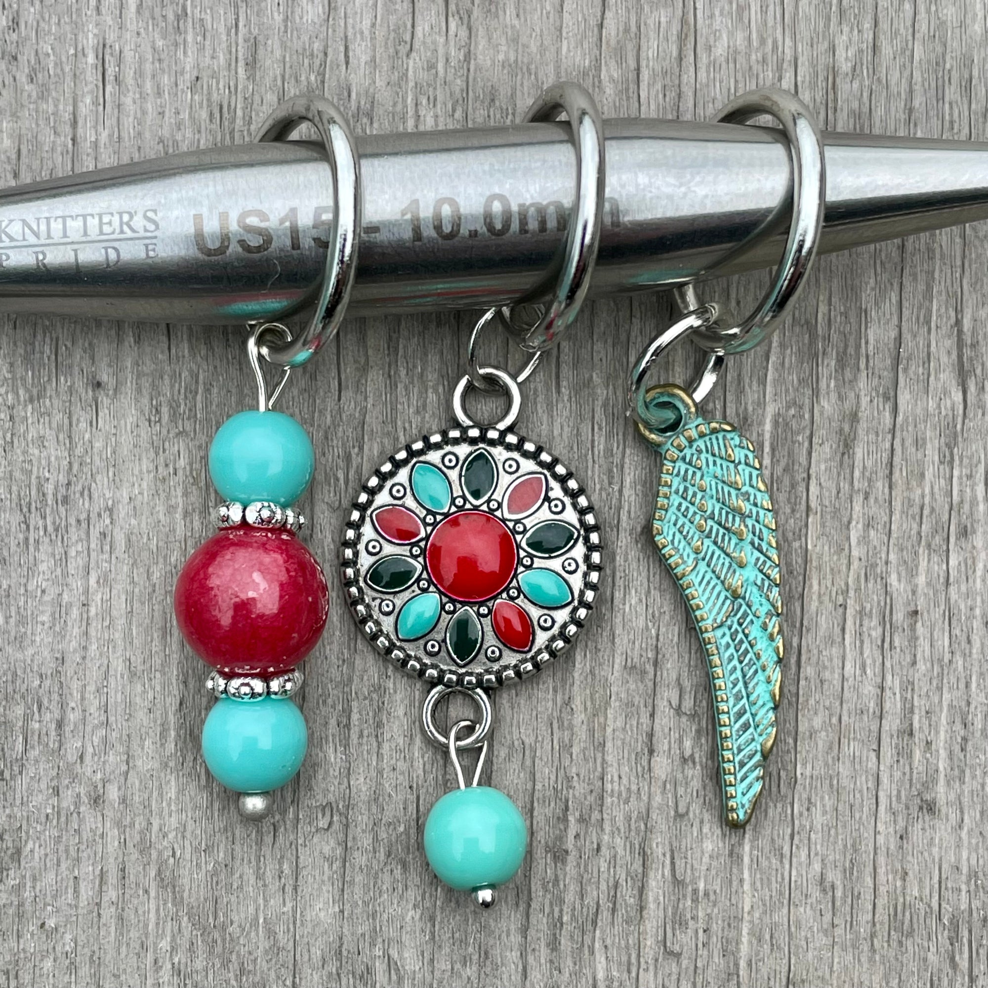 Southpaw Stitch Markers | Wind Under Your Wing