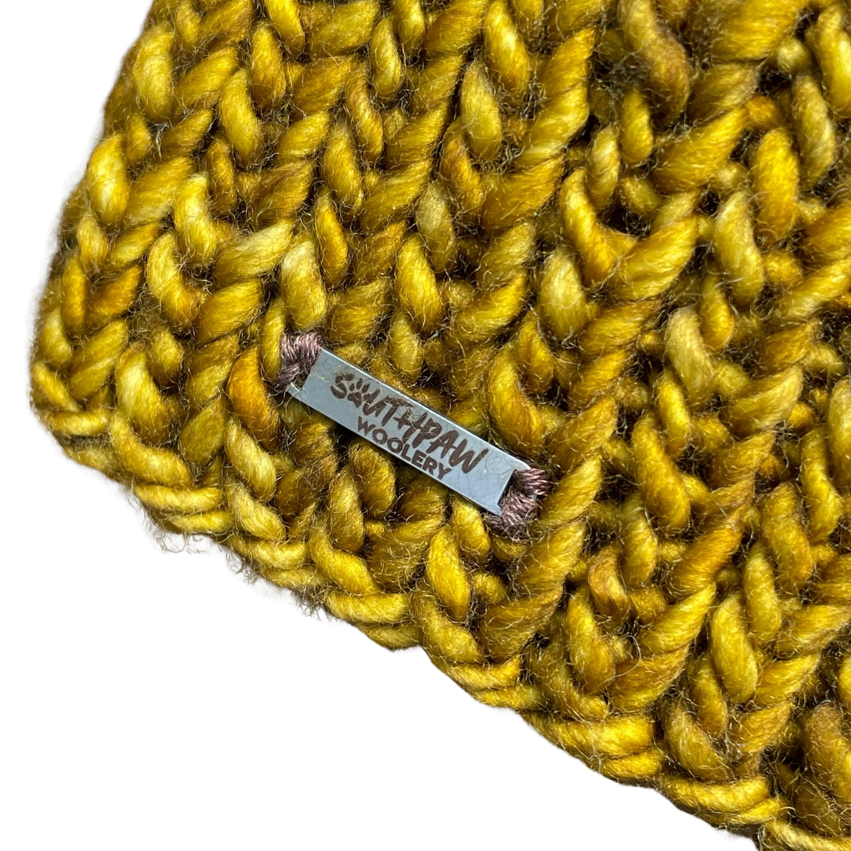 Adult Luxury Hand Knit Hat | Merino Wool | Ochre