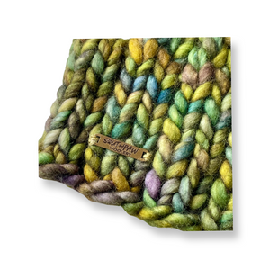 Adult Luxury Hand Knit Hat | Merino Wool | Earth Green