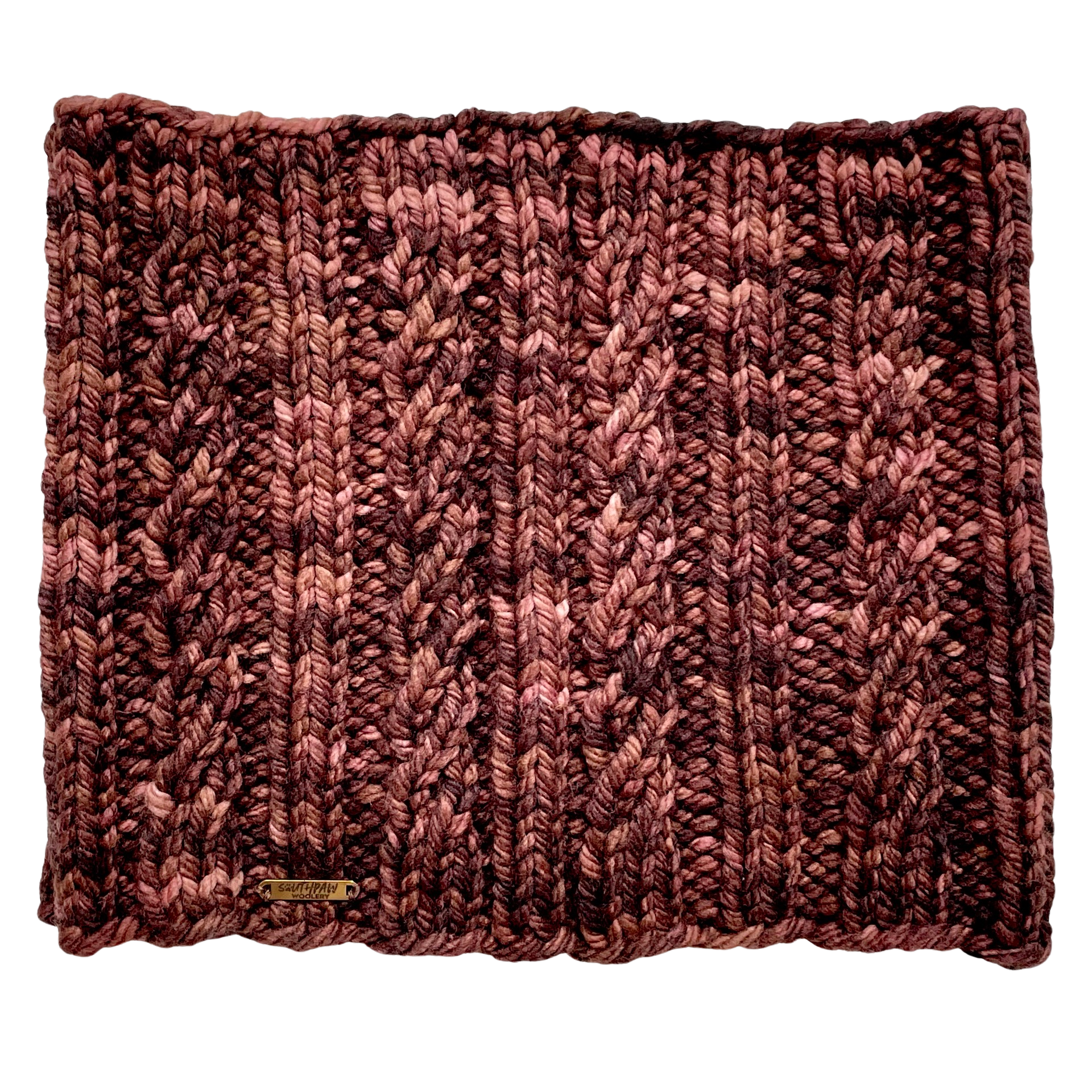 Adult Merino Wool Luxury Knit Cowl | Chocolate Brown
