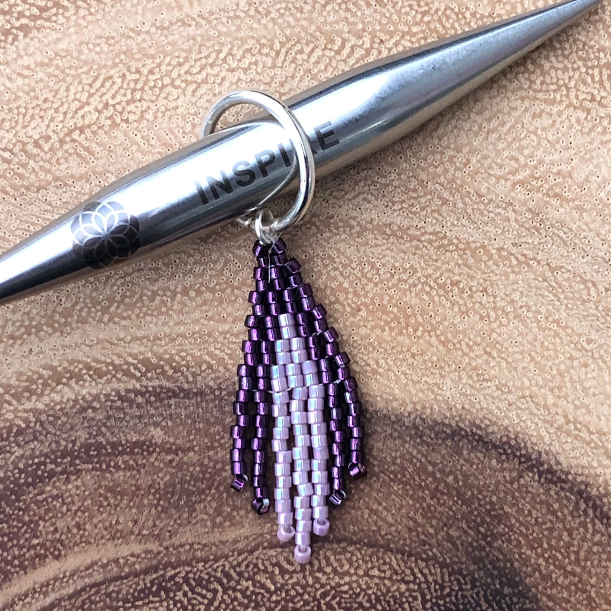 Hand Beaded Stitch Marker