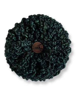 Adult Luxury Hand Knit Hat | Merino Wool Hat | Rich Red