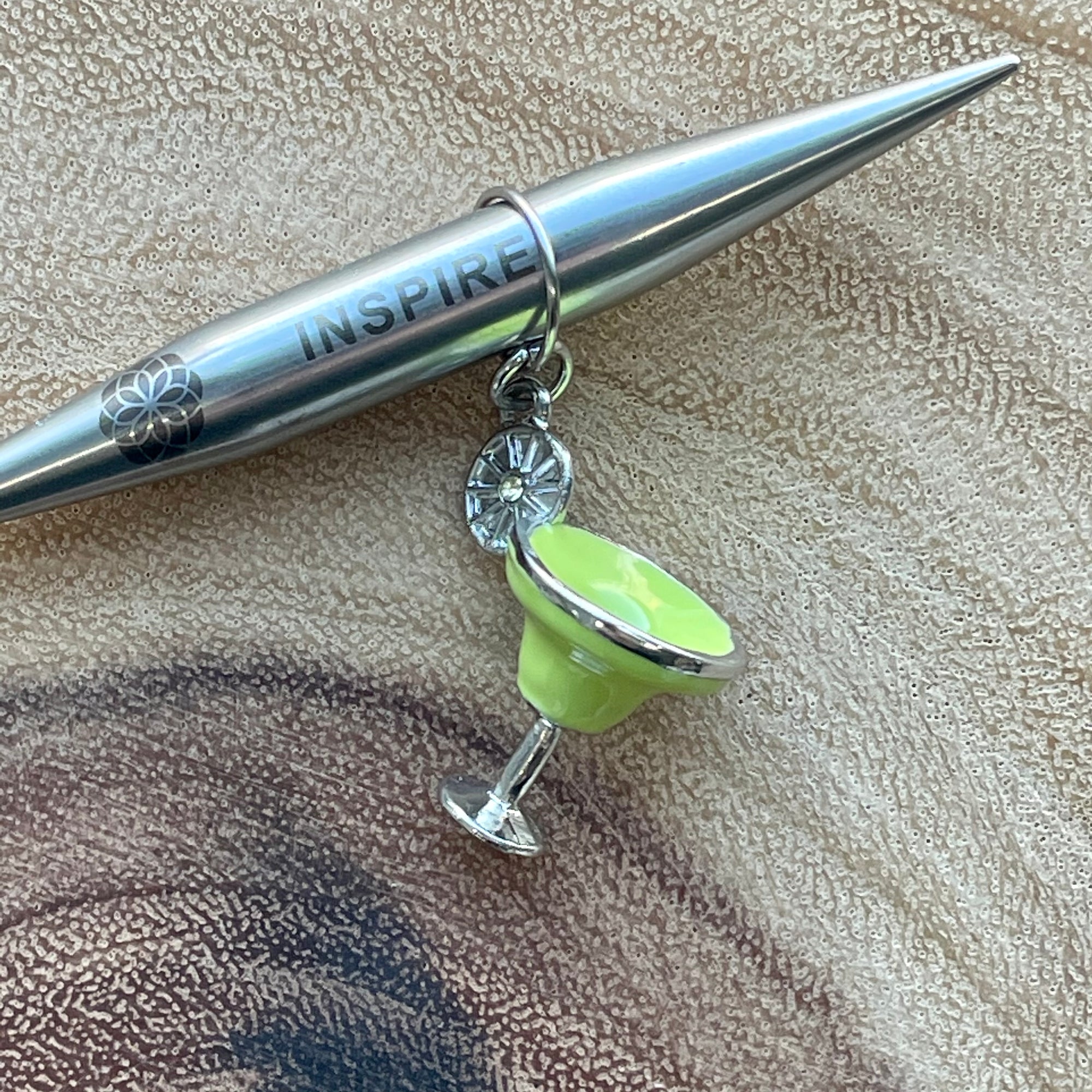 Southpaw Stitch Markers | Cocktail | Lime Margarita
