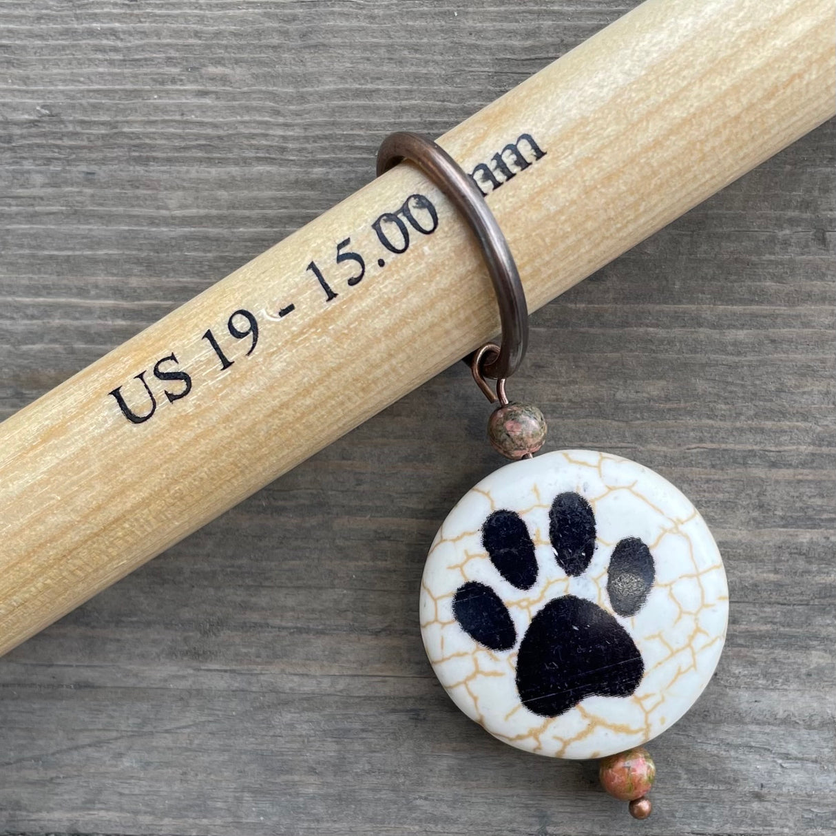 Southpaw Stitch Markers | Jumbo | Paw