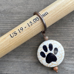 Southpaw Stitch Markers | Jumbo | Paw