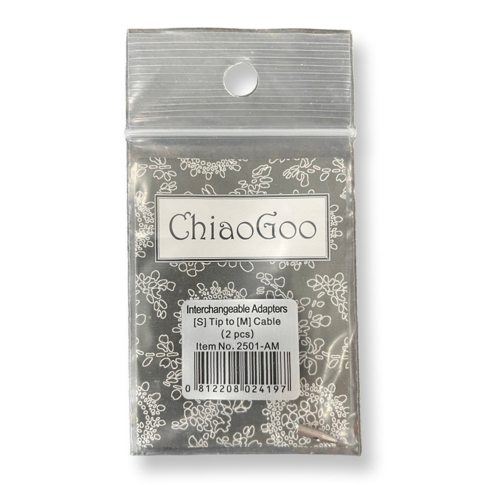 ChiaoGoo Red Lace Interchangeable Cord Adapter S to M
