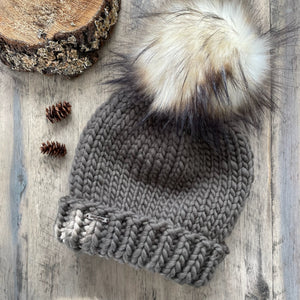 Adult Luxury Hand Knit Hat | Merino Wool | Basic Beanie