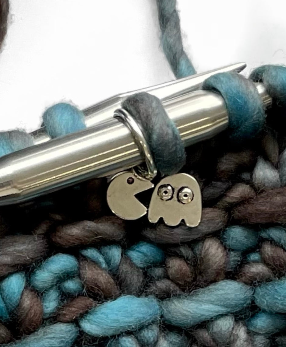 Southpaw Stitch Markers | Pac Man