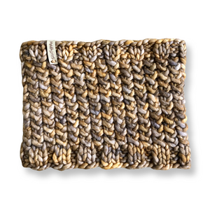 Adult Merino Wool Luxury Knit Cowl | Laguna | Golden