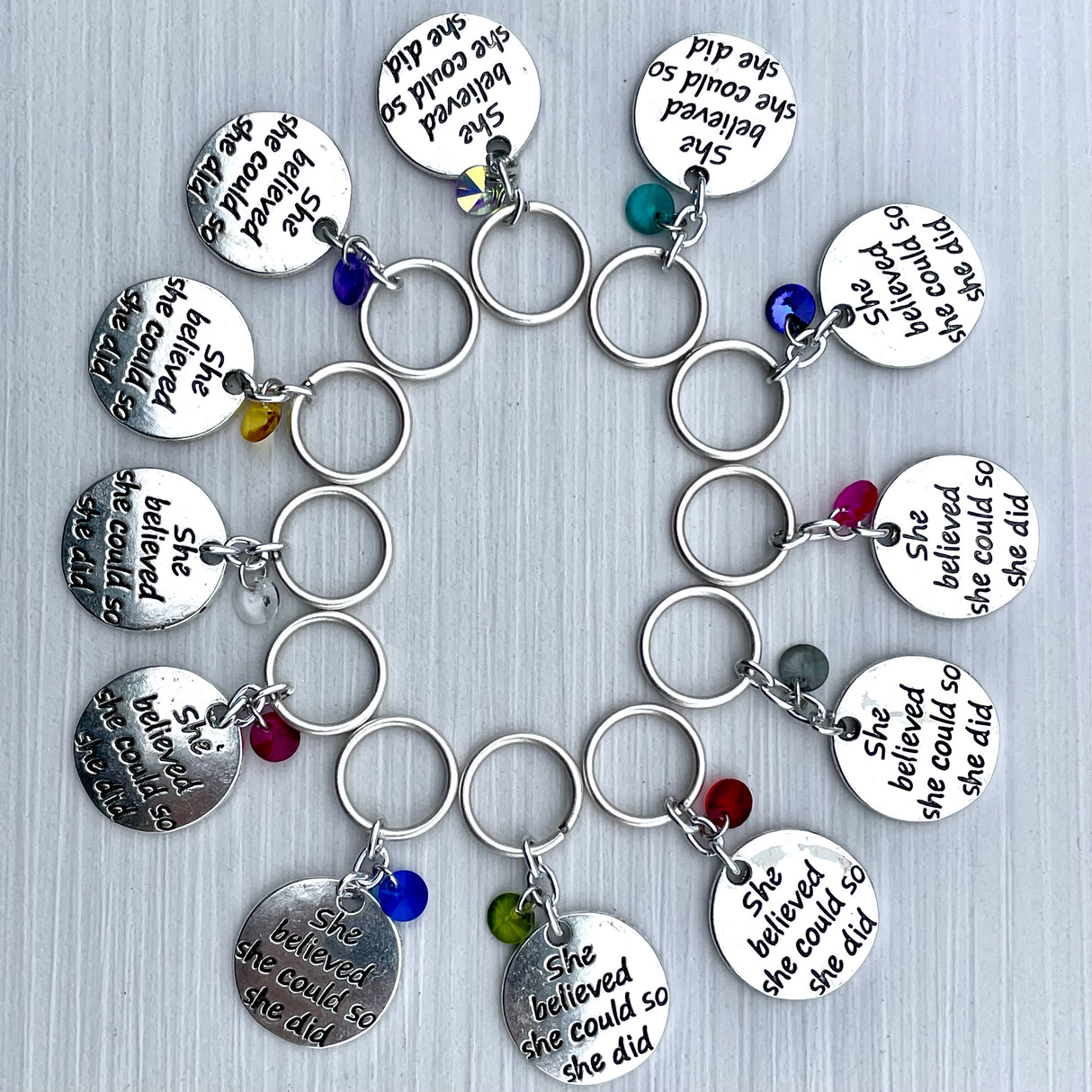 Southpaw Stitch Markers | She Believed