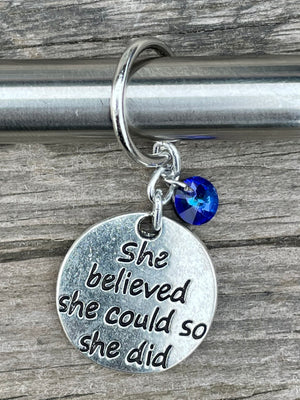 Southpaw Stitch Markers | She Believed