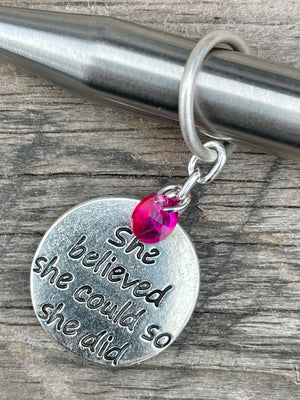 Southpaw Stitch Markers | She Believed